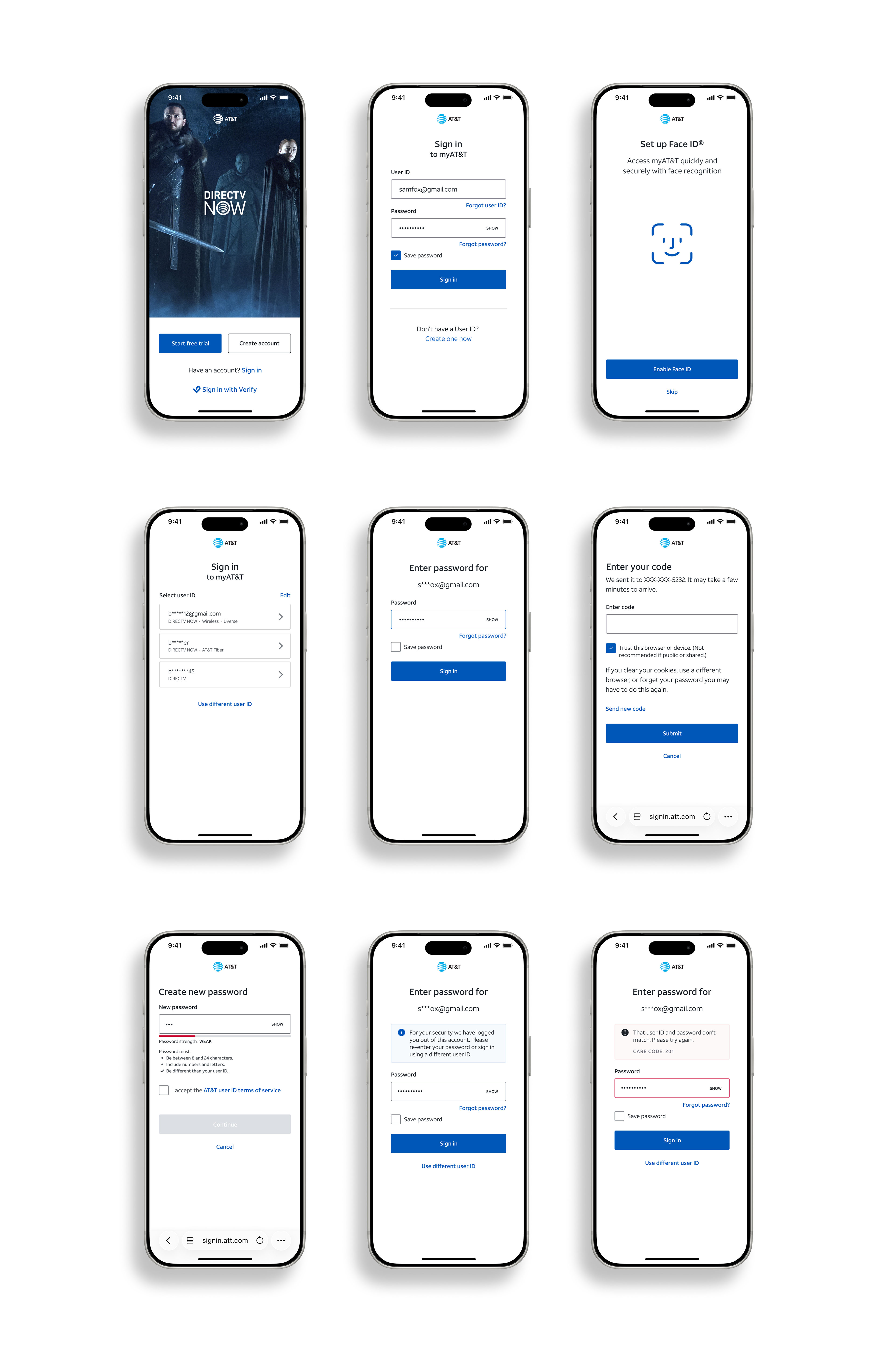 AT&T Authentication — closing visual