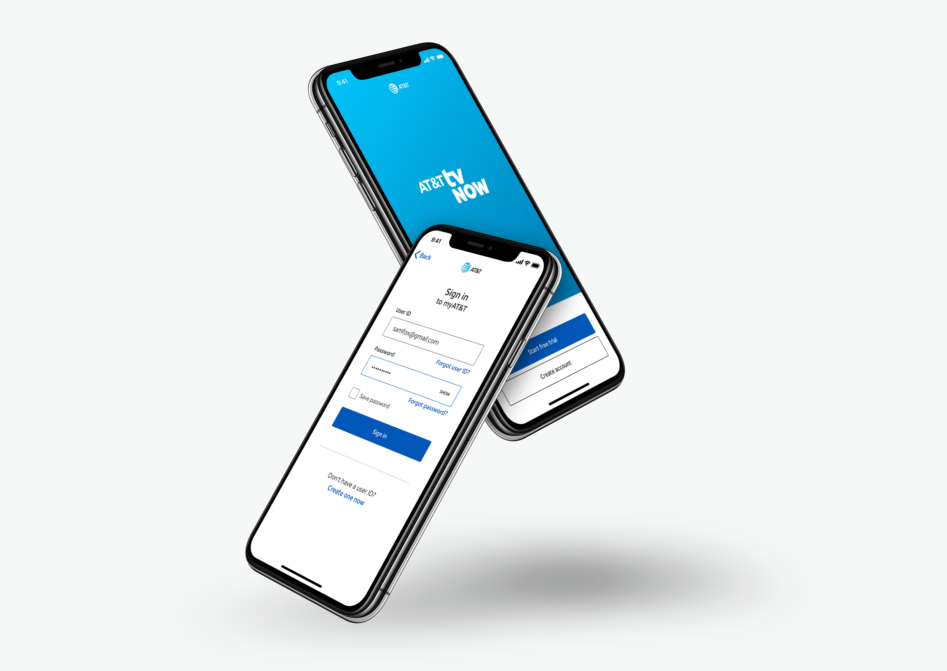 Unified sign-in screen