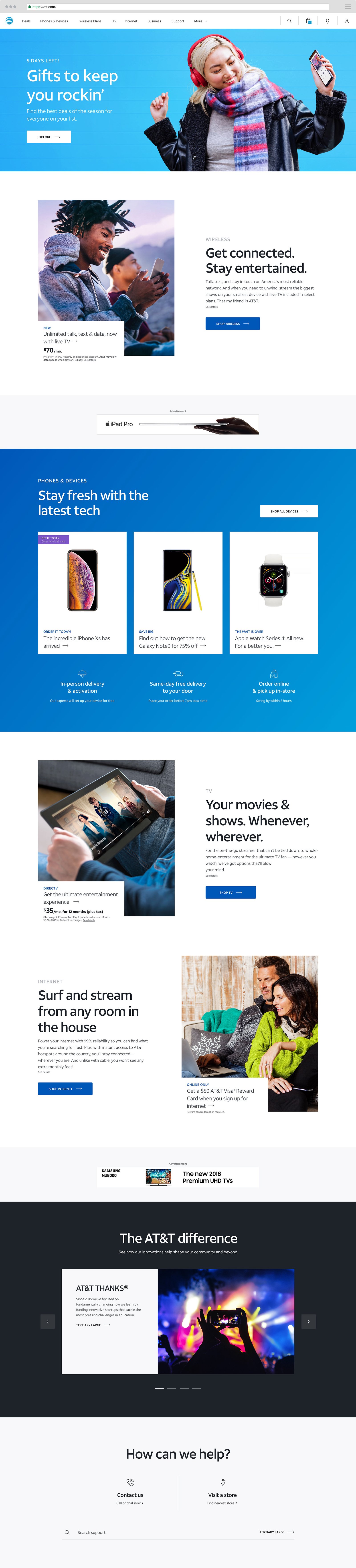 AT&T Design System — full system overview