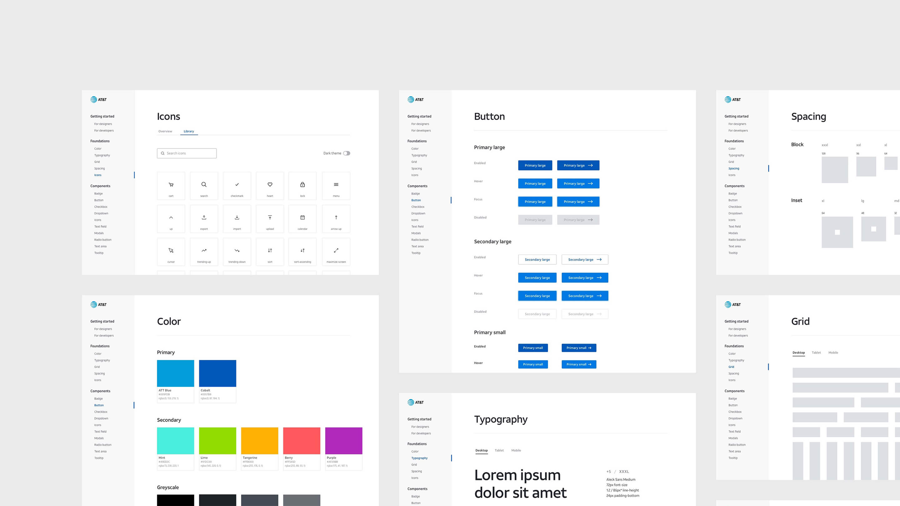 AT&T design system — 1