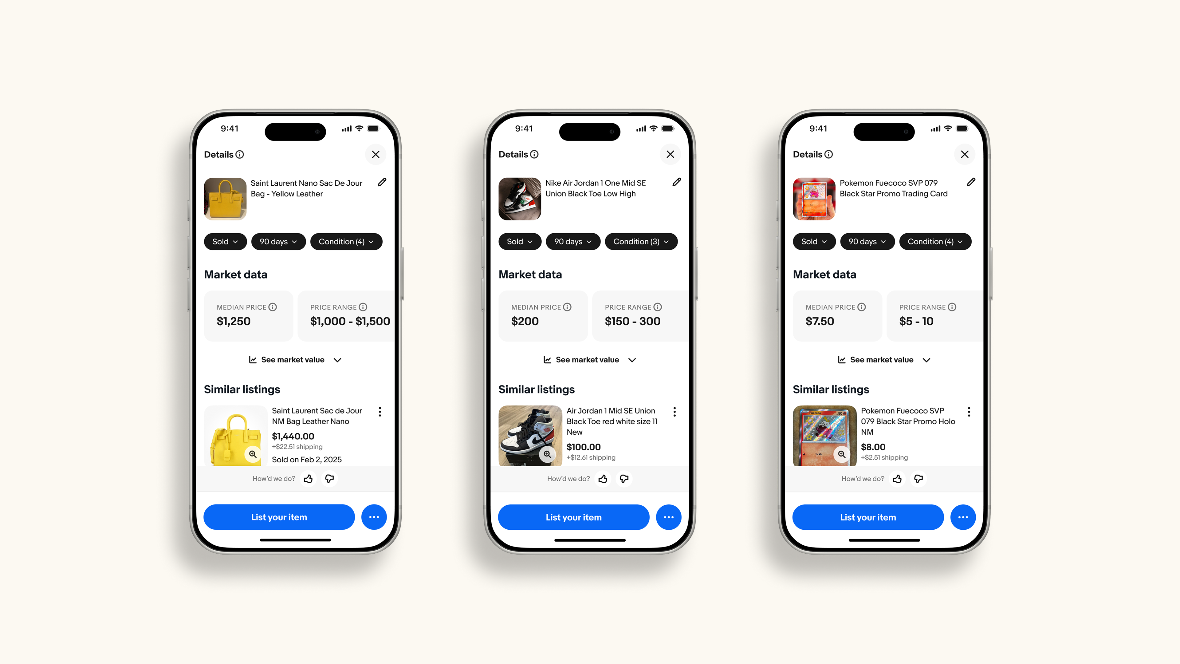 Market insights — value screen
