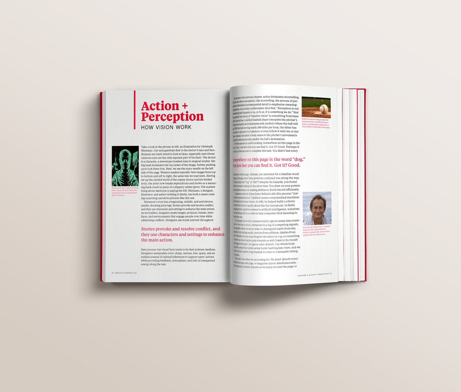 Design is Storytelling — interior spread